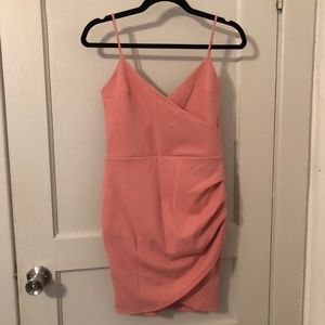 pink mini dress